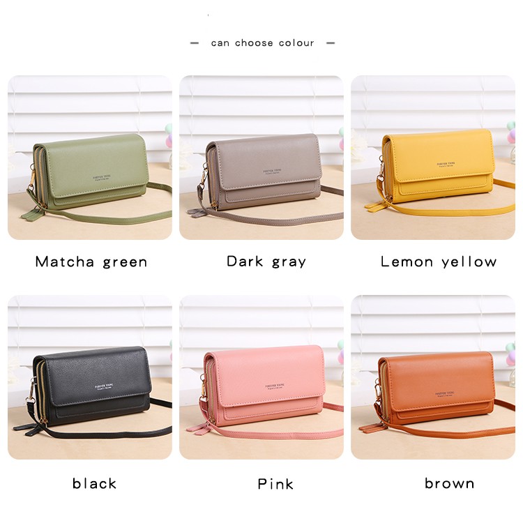 DOMPET WANITA / DOMPET HP / DOMPET PANJANG / SELEMPANG WANITA IMPORT / FOREVER YOUNG DCW 30 392