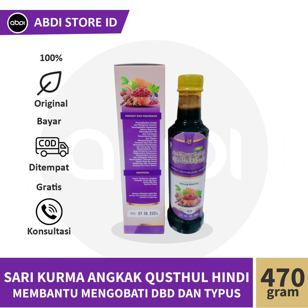 Sari Kurma Angkak Qusthul Hindi 7 in 1 Immune Booster