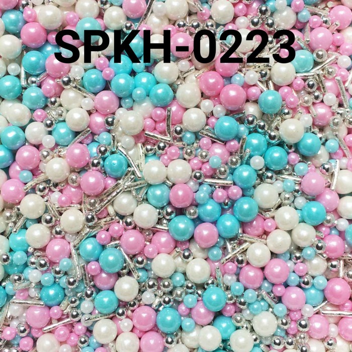 

SPKH-0223 SPRINKLES SPRINKLE SPRINKEL 500GR MUTIARA MESES SILVER BERKUALITAS TINGGI