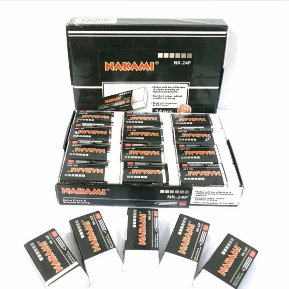 

ECER Penghapus Pensil NAKAMI Eraser Murah
