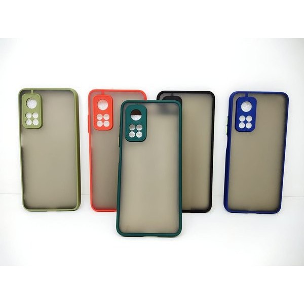 Soft Case Xiaomi Mi 10T / Pro My ChoiceAero Color Button Matte Camera Frame