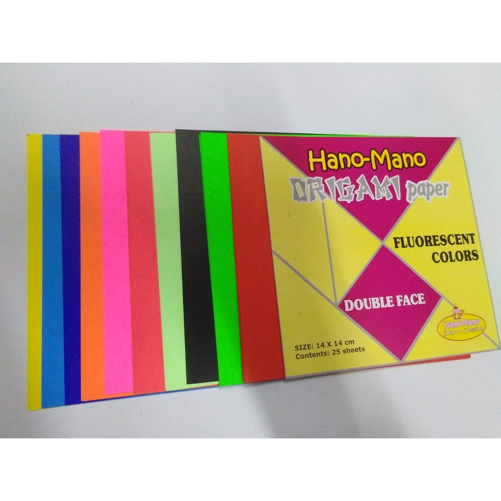 

ASTURO 14x14 DOUBLE FACE ORIGAMI HANO MANO ISI 25 LEMBAR