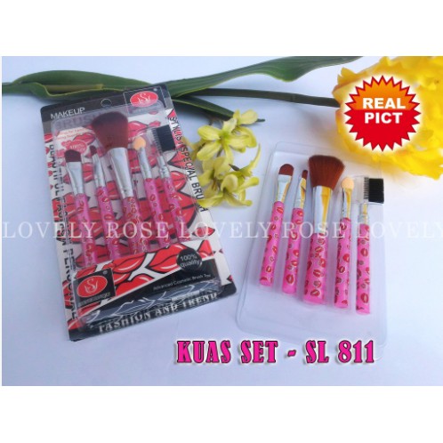 Best Quality Kuas Set Sl Shenglianqiu 804 Isi 5 Pcs / Brush set