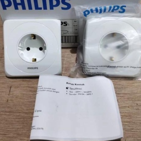 STEKER KOTAK KONTAK SIMSOCKET SIMPLY SOCKET PHILIPS/Simply Socket | Stop Kontak Galleo White Arde Soket 16A Ampere