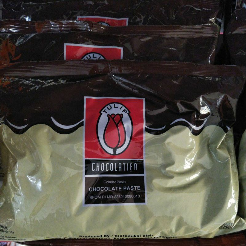 

TERMURAH !! Tulip Coklat Filing Paste 1 Kg/Tulip Pasta Coklat Isian Donat Roti Pastry dan Kue 1kg