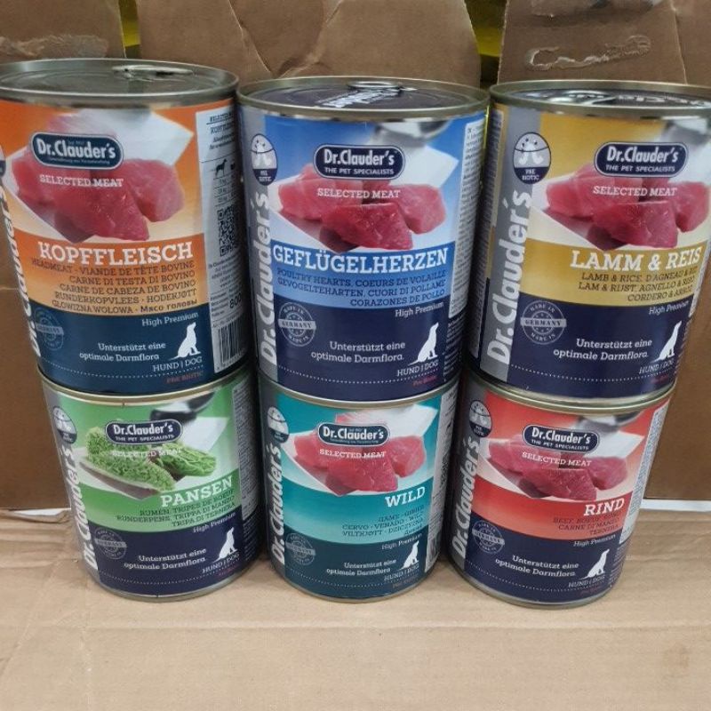 Dr Clauders Makanan Kaleng Anjing Basah 800G/kaleng nyh doang lect dikit sama kemasan nyah tapi dalam nya masih bagus sma kaleng nyh bagus exp 03 2025