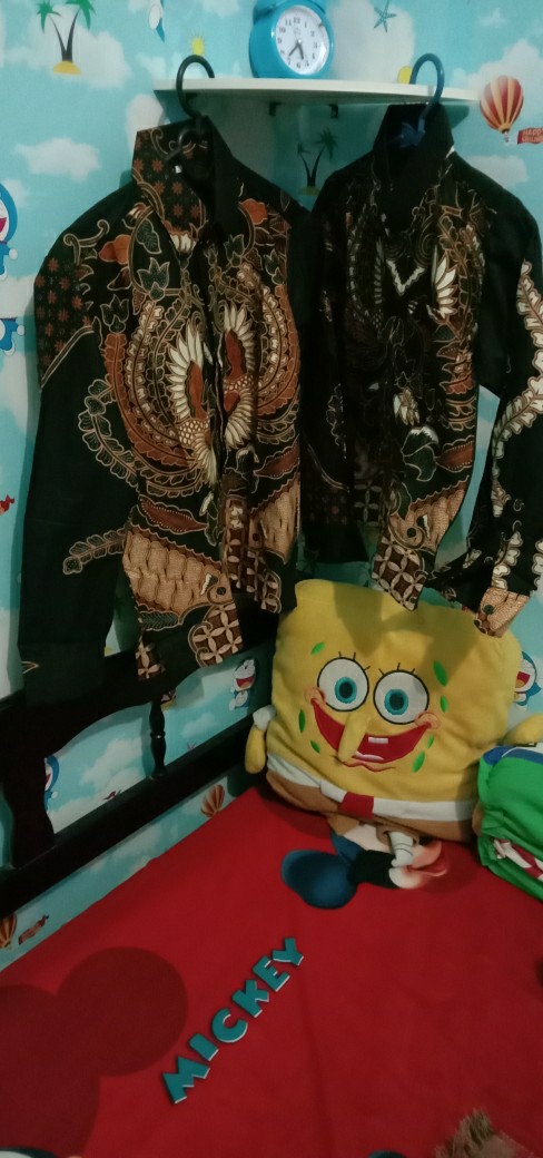 Baju Batik Anak Laki-laki Lengan Panjang Bisa Buat Seragam Sekolah Hari Batik - Harga Grosiran Murah