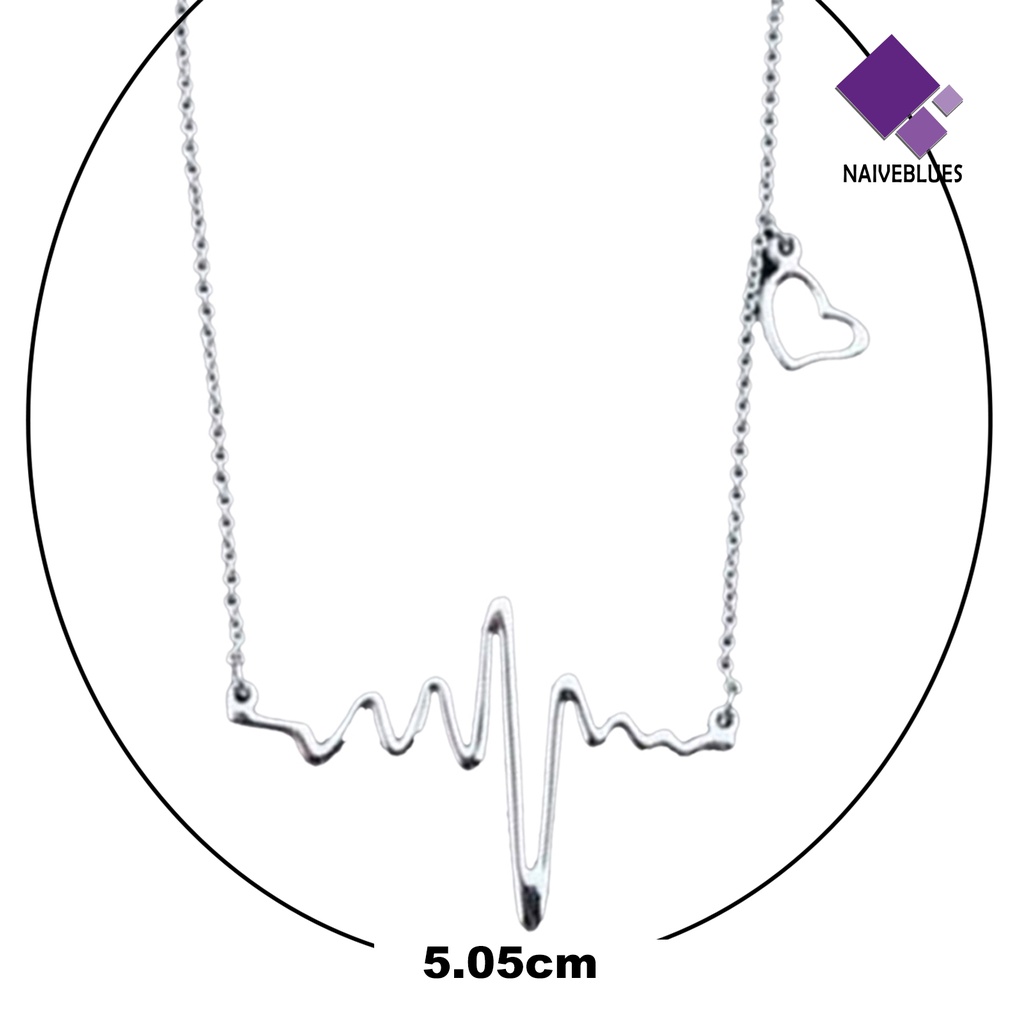 Kalung Rantai Dengan Liontin Hati Untuk Wanita