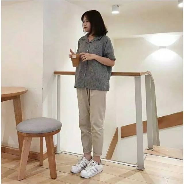 BAGGY PANTS//CELANA FORMAL WANITA-cocok ke kantor-santai-kuliah