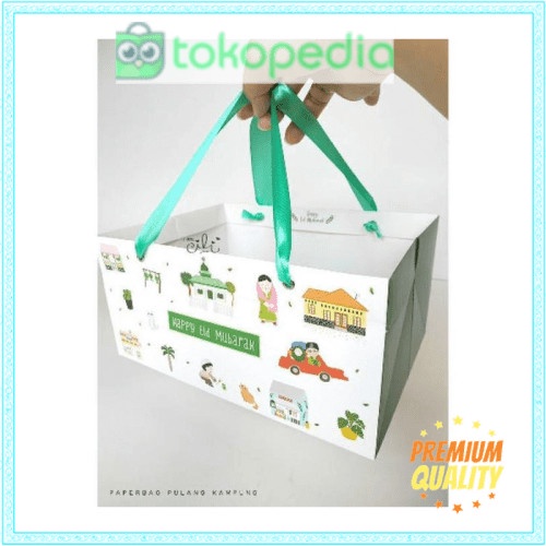 

(TERLARIS) (paperbag-pulangkampung) paperbag untuk dus nastar sekat lebaran gpg92