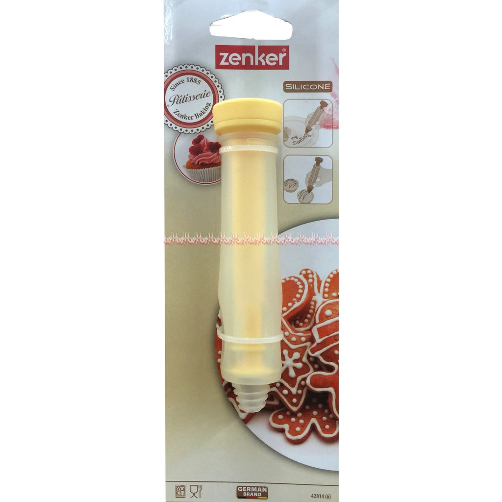 Zenker pen Decorating Cake pulpen menghias Kue coklat icing Alat Menghias Kue Bentuk Pulpen