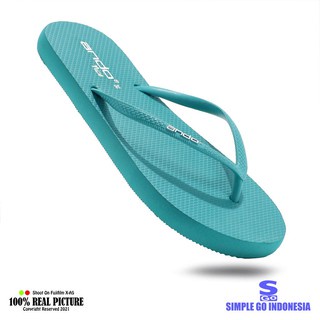 Ando Nice - Sandal rumah karet tali jepit wanita original | Sendal japit cewek perempuan lentur model flip flop tahan air cocok untuk ke pantai 36-40