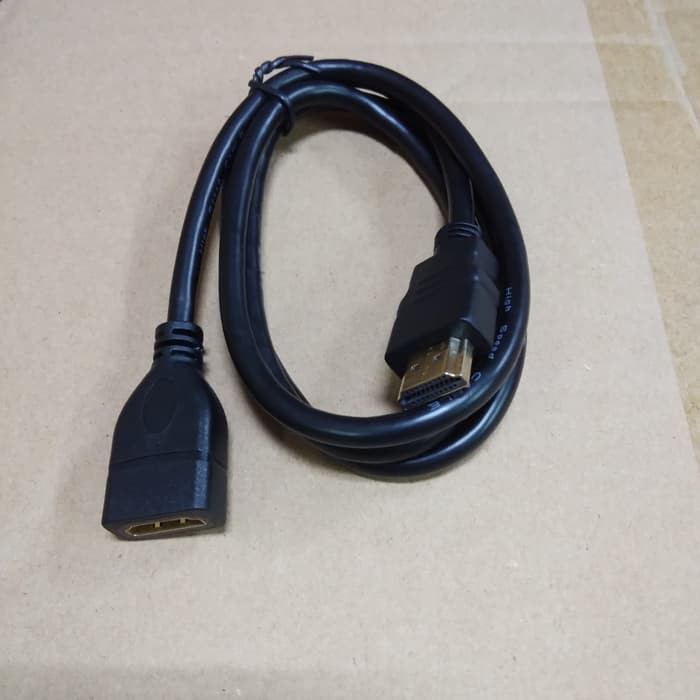 Kabel HDTV Extension Extender HDTV Perpanjang Male To Female 1 Meter HDTV Extension 100cm