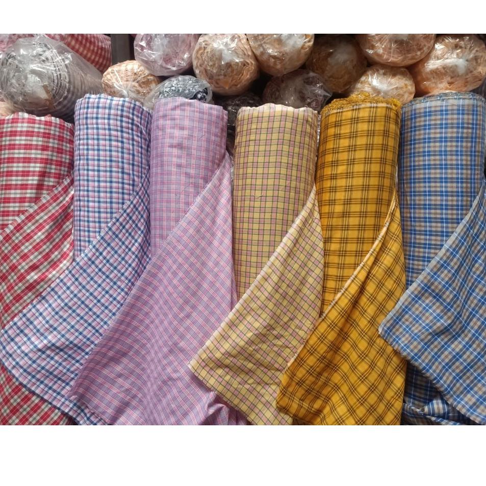 kain flanelberkualitas bahan kotak katun yarndyed harga per 0.5meter /kain akrilik/flanel/flanell/ka