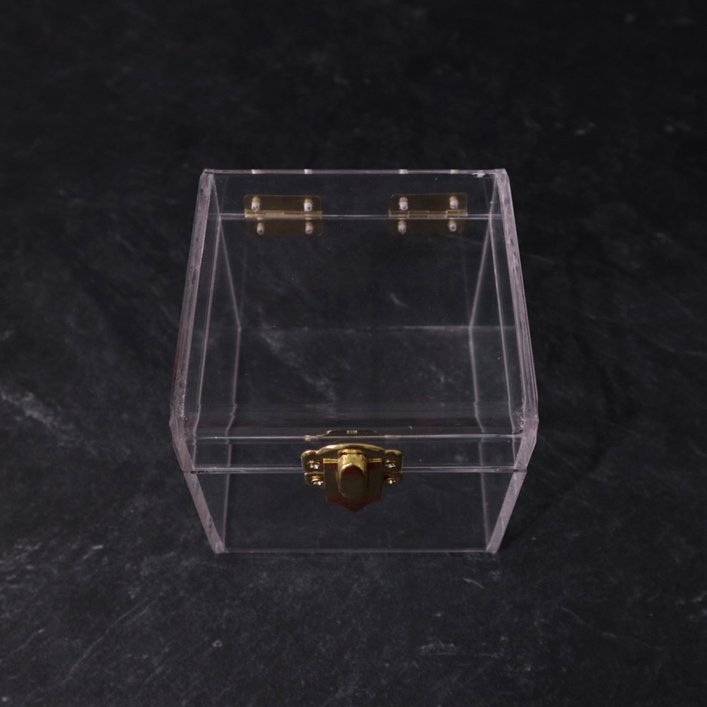 8.5 x 8.5 x 8 cm | Kotak Akrilik Engsel | Clear Box Acrylic