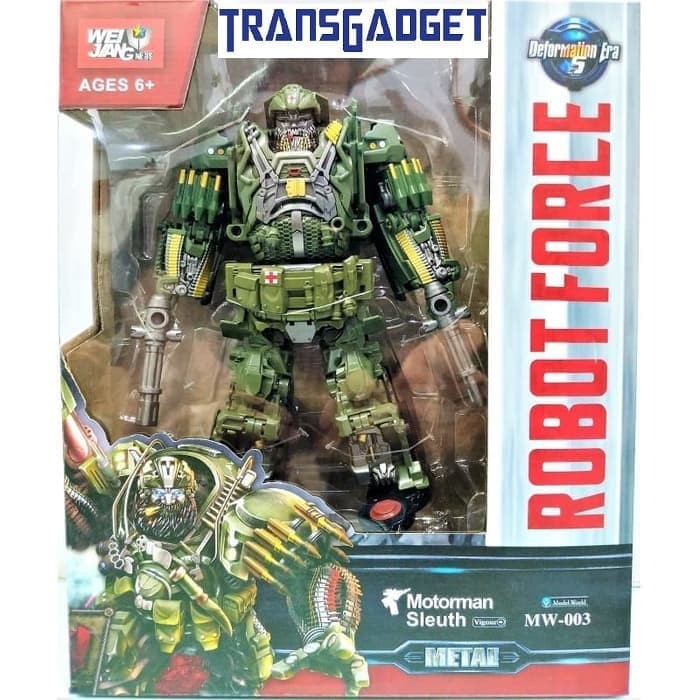 WeiJiang Transformers Autobot Hound - Robot Motorman Sleuth MW-003