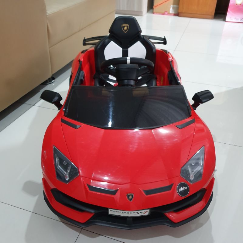 Preloved Mobil Aki Lamborghini Aventador Pliko PK1928 PK1928N Mobil Remote Control