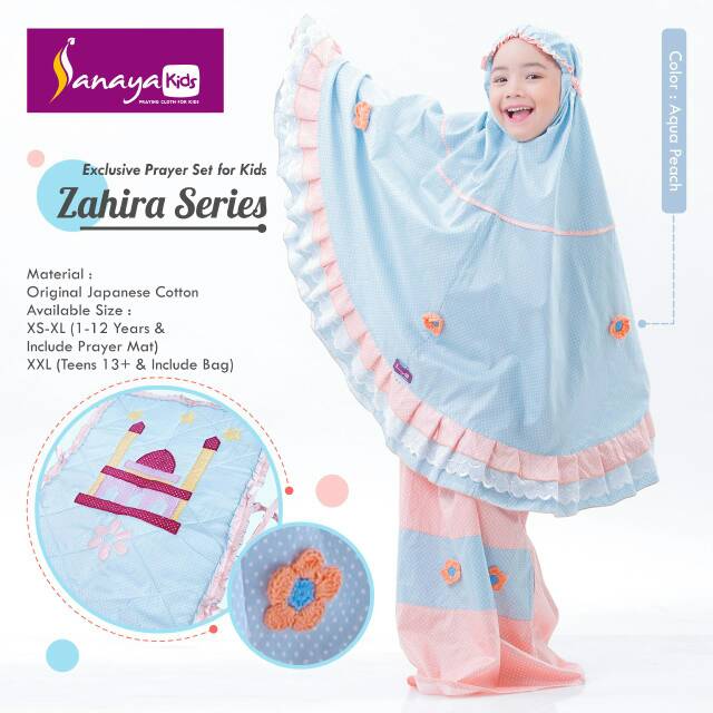MUKENA ANAK // SANAYA KIDS // MUKENA ZAHIRA
