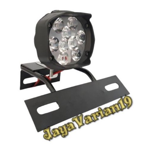 Paket 2 in 1 Lampu Tembak Led Rx King / Lampu Tembak Depan Led Rx King 12 Mata + Breket Plat /  Lampu Tembak Led 12 Mata Universal RXK RXS RXZ RXKING