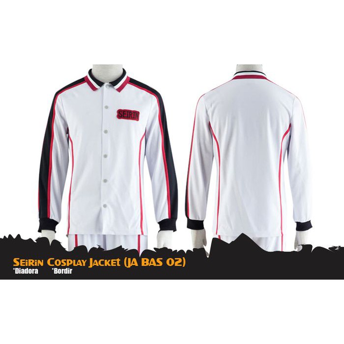 Seirin Jaket Anime Kuroko No Basket Cosplay Jacket Putih (JA BAS 02)