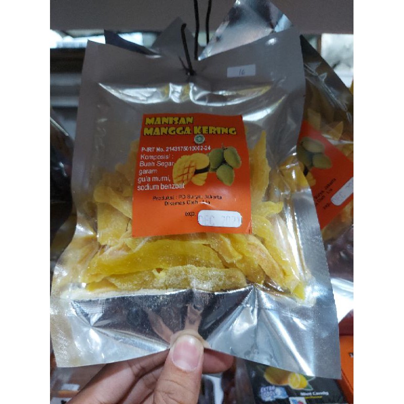 

Manisan Mangga Kering 130g Khas Pontianak