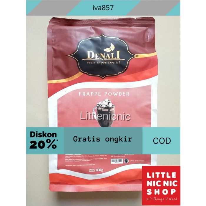 

PROMO Bubuk Minuman Denali Dark Cocoa Powder GRATIS ONGKIR