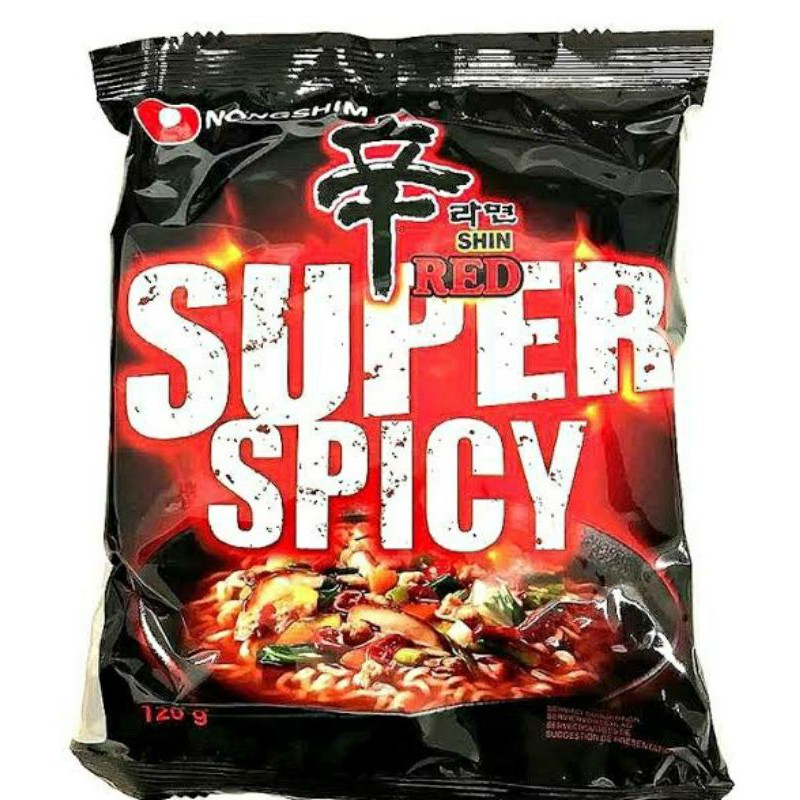 

Nongshim - Shin Ramyun Red Super Spicy (Mie Instan Korea Rasa Pedas)