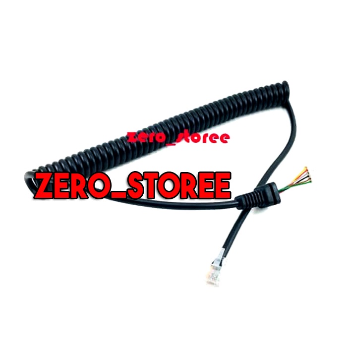 Kabel Mic YAesu Kabel MIG Yaesu Spiral yaesu MIK Kabel Mic FT2900 Yaesu Spiral Ft 2900 Ft1900 Ft2800 Ft7800R MH48 FT2980 2900 2980 Microphone RIG Mikrophone Mikrofon YAESU Cable MH-48 Kabel Cable