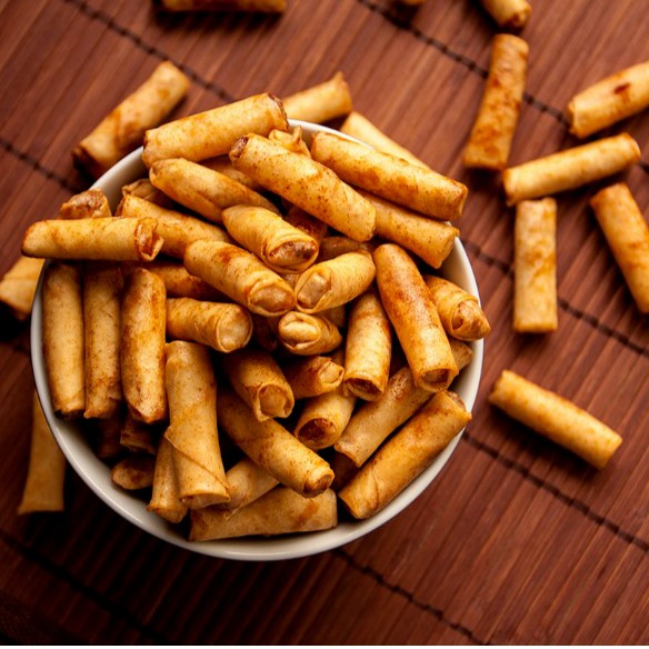 Lumpia Udang Makanan Ringan Makanan asin aneka cemilan Lumpia ...