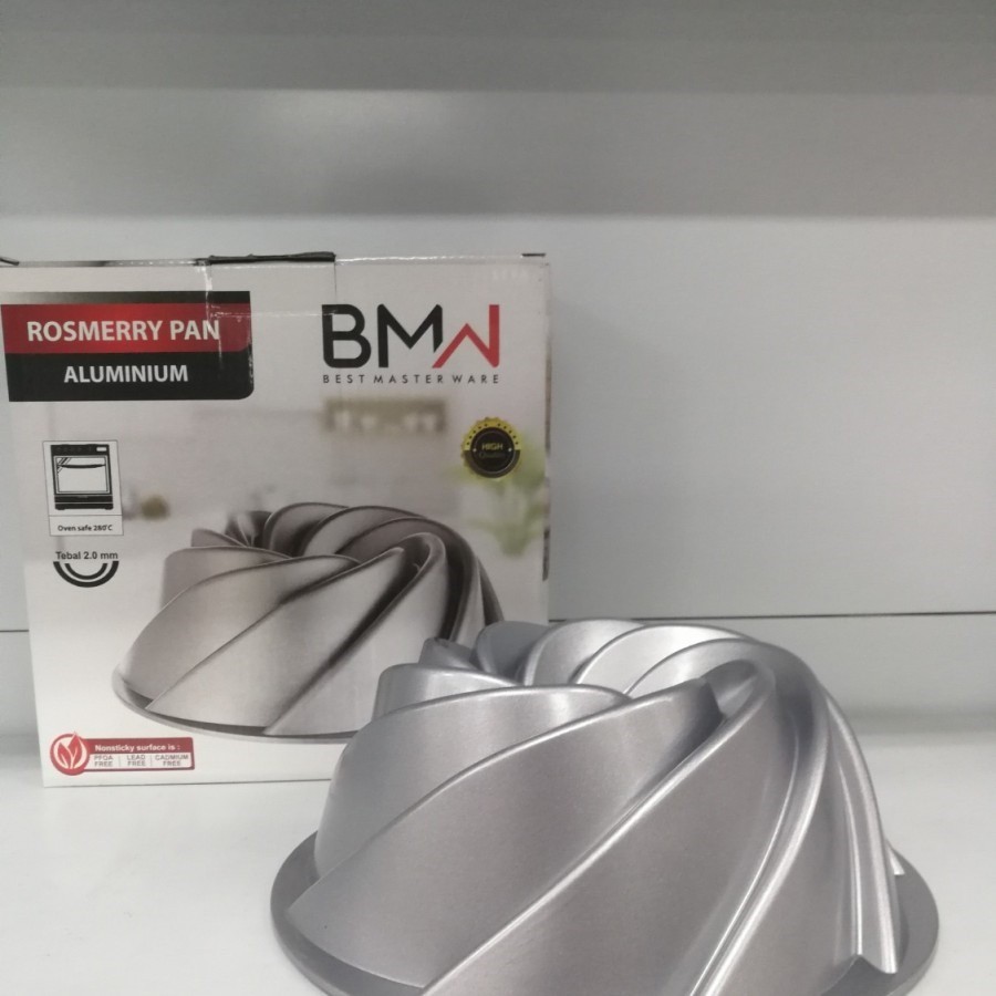 BMW ROSMARRY PAN - Aluminium Cake Pan Loyang Cetakan Kue Bolu Chiffon Cake Tulban