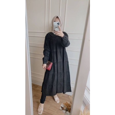 Aviya Jeans Peterpan Semi Maxi