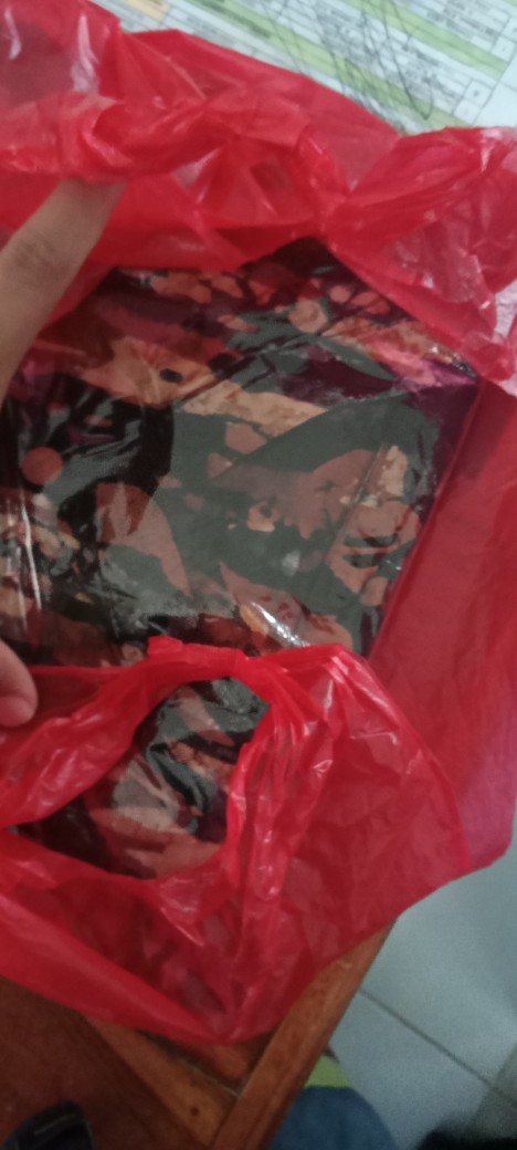 Gamis Batik Abstrak Dua Pusaka Bahan Candi Mekar Dengan Harga Rp99.999