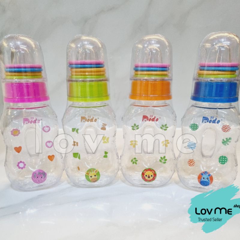 lov me❤ Dodo Botol Susu bayi dengan tutup mainan bisa berbunyi dan bisa melatih sensorik Bayi DBC014 DBC015