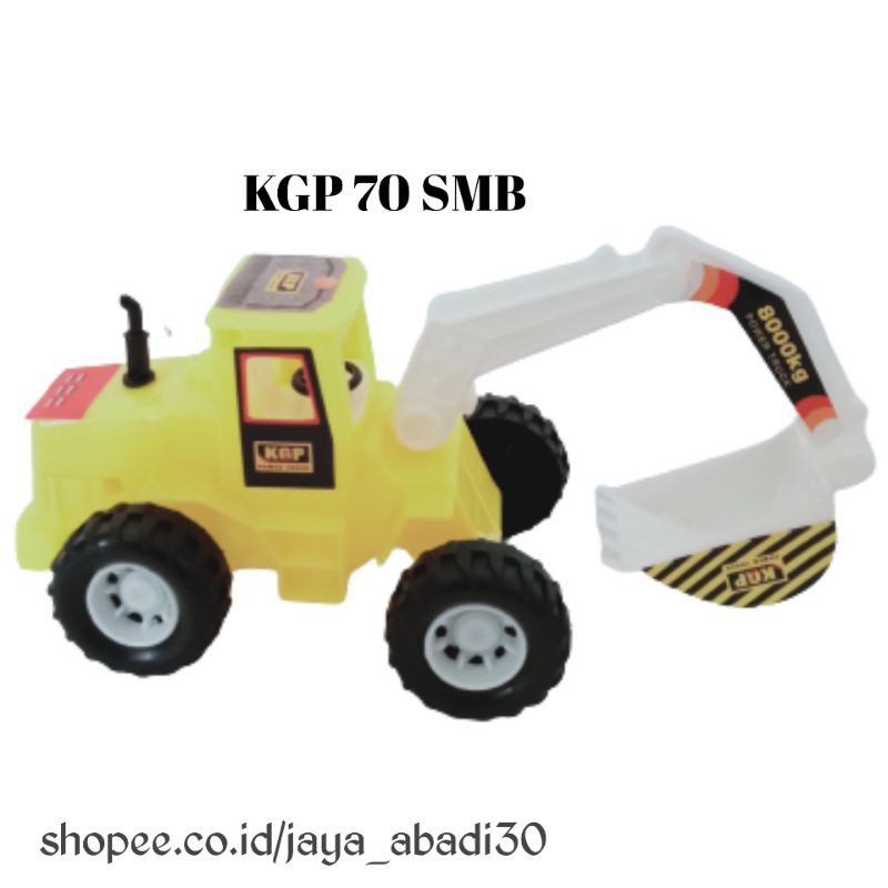 KGP 70 - MAINAN ANAK KONSTRUKSI 2PC MOBIL GARUK DAN MOBIL MOLEN KGP70SMB