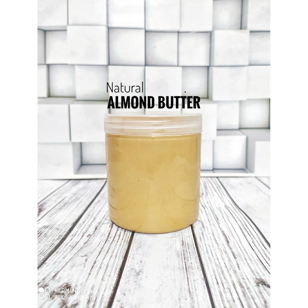 Natural Almond Butter 500gr - Creamy / Crunchy, Selai Almond