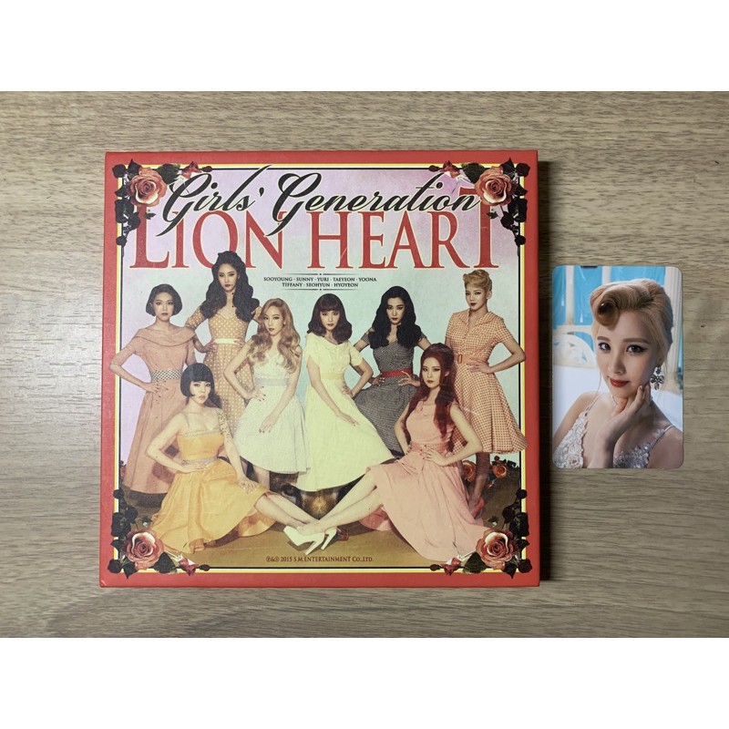 Album SNSD Lion Heart unsealed (booked)
