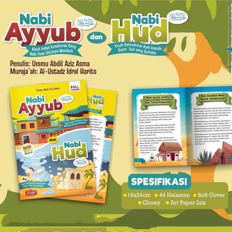 Kisah Nabi Ayyub Dan Nabi Hud (Full Colour)
