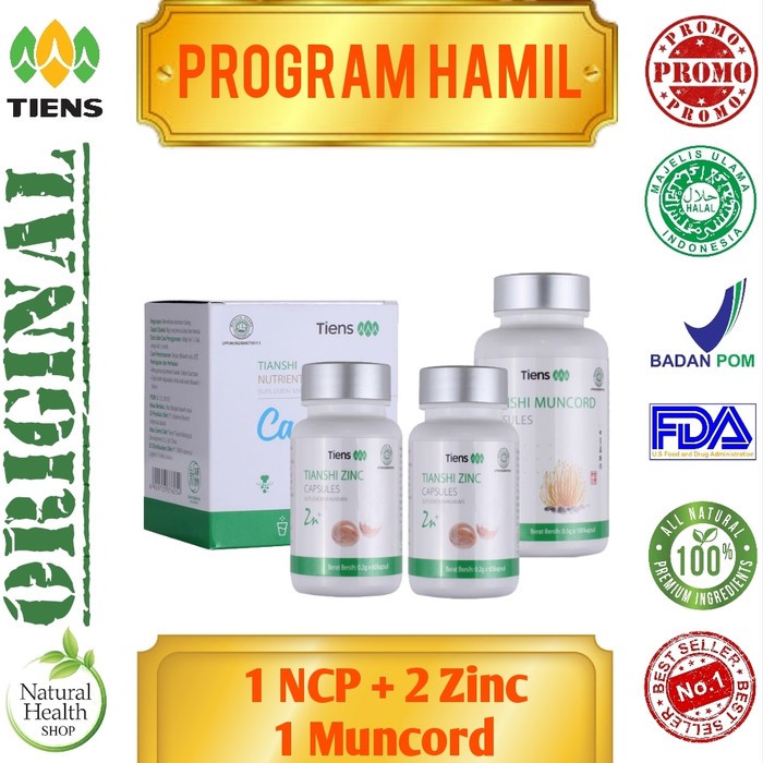 Paket Promil Tiens / Program Hamil Herbal /Paket Kesuburan Pria wanita
