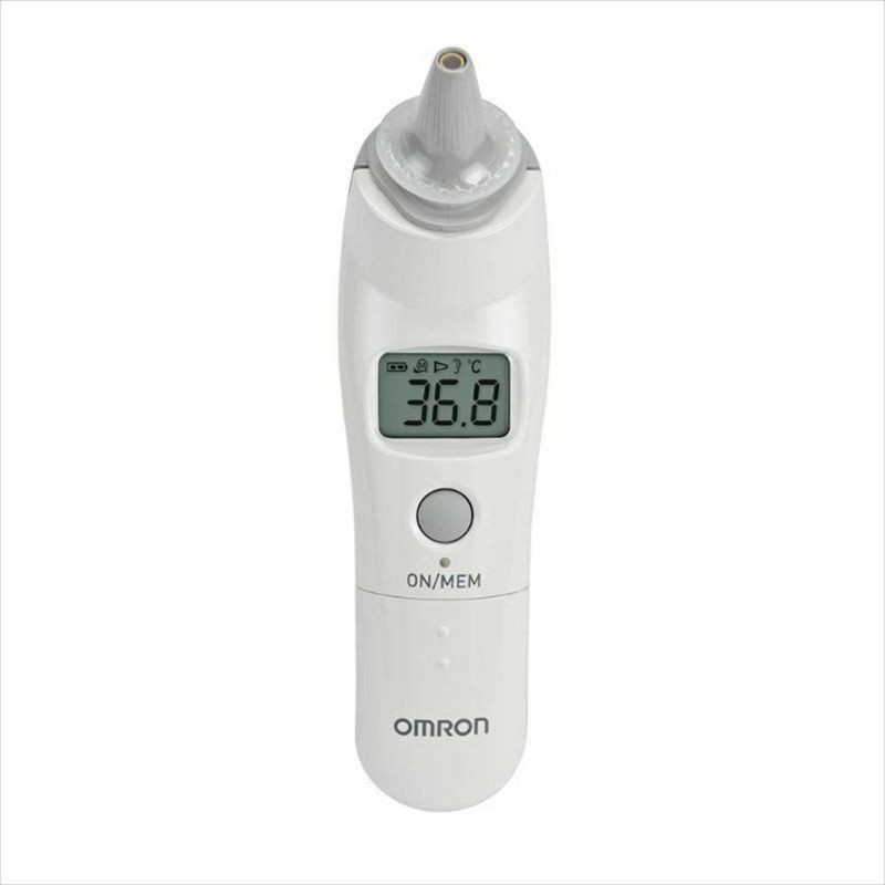 THERMOMETER TELINGA INFRARED TEMBAK OMRON KONTAKLES DIGITAL TEKNOLOGI JEPANG ALAT UKUR SUHU TUBUH