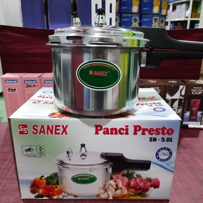 Presto , Panci Presto , panci Penanak nasi , panci pemasak Stainlis - 12 lite