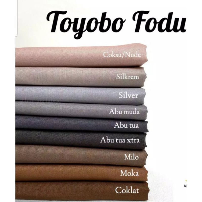 Kain Toyobo Fodu ori katun toyobo 0,5m