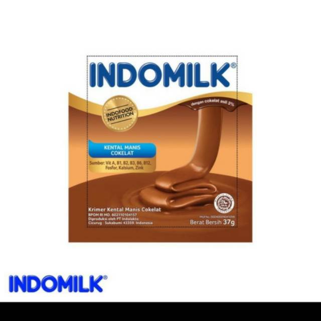 

SUSU KENTAL MANIS INDOMILK COKLAT 6X37 GRAM