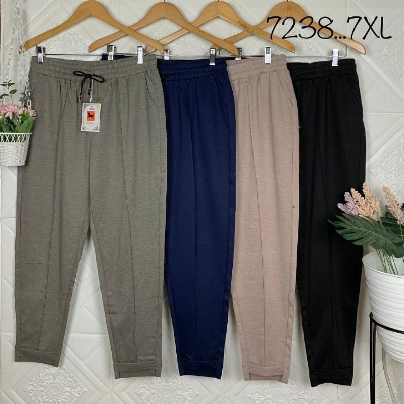 celana jogger wanita import celana jogger jumbo celana zara import wanita 7XL merk good