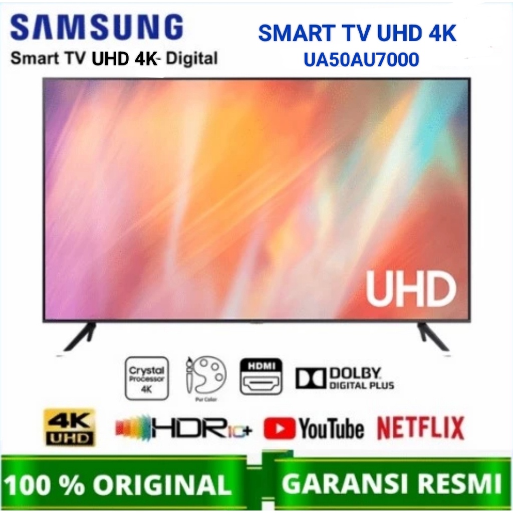 Samsung tv Crystal UHD 4K Smart tv 50 inch