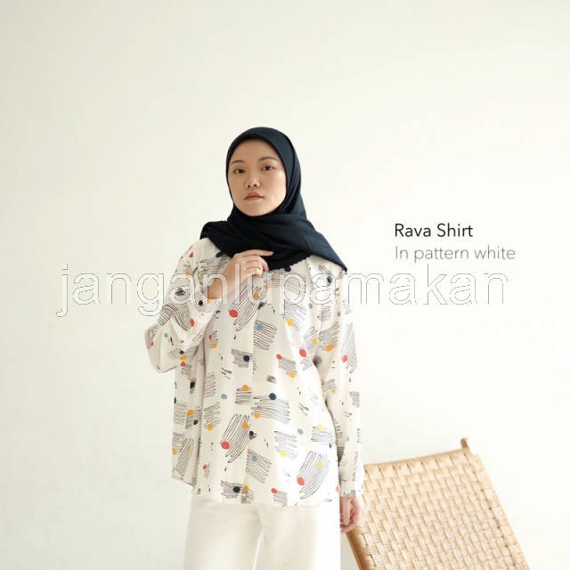 KEMEJA WANITA CASUAL  Rava Shirt / Kemeja Rayon KEMEJA SANTAI UNTUK KULIAH