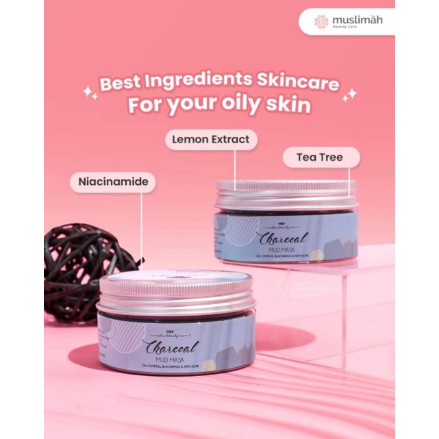[DISTRI RESMI] MBC SKIN Mud Mask Charcoal 70g