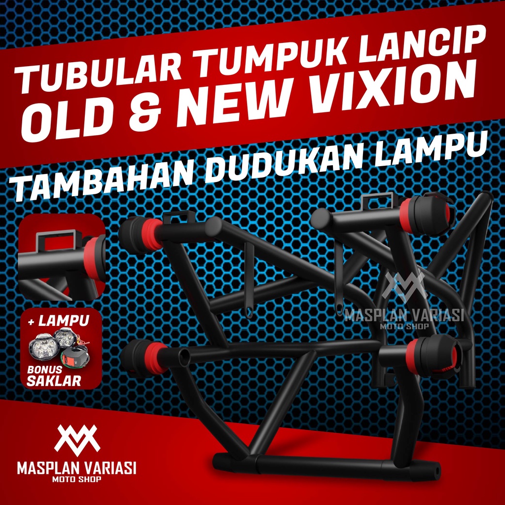 Tubular Vixion Full Body Old Vixion dan New Vixion