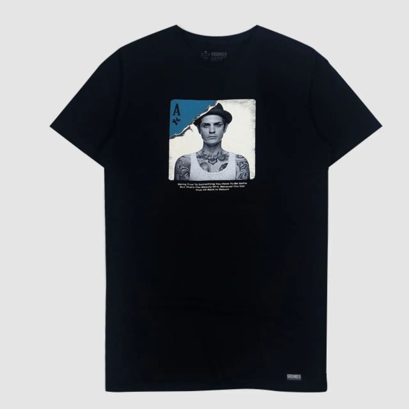 Kaos Surfing GROUNDED - Creepycloth | Super Premium | Cotton Combed 30s Reaktif | Kaos Unisex | Baju