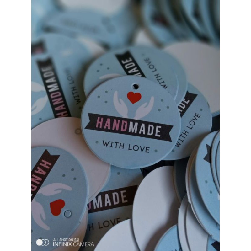 

Hang Tag Hand Made With Love