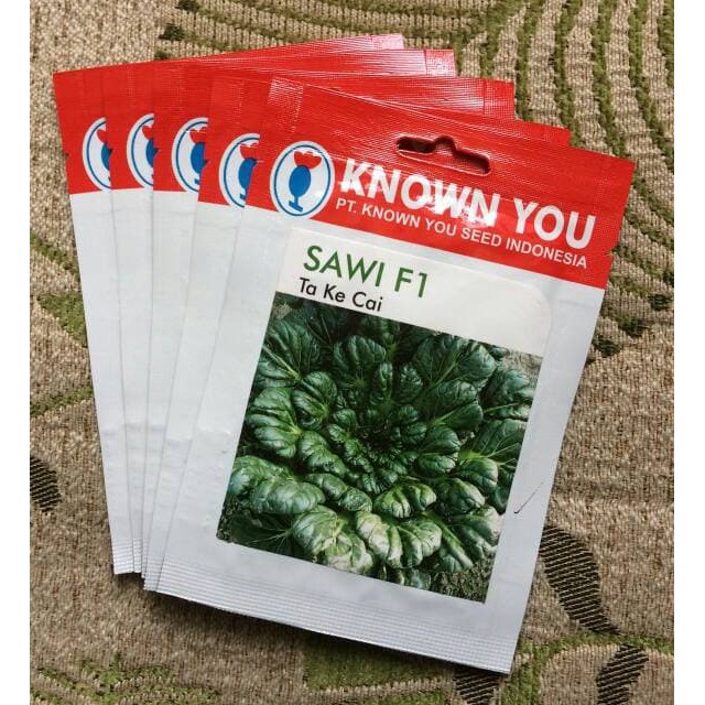 

Benih Sawi Pagoda Tatsoi merk KnownYou Seed Original Packing